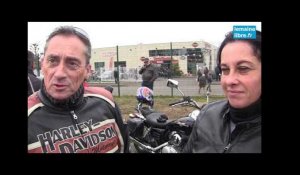 Le Maine Libre - Les bikers rendent hommage à Johnny Hallyday au Mans