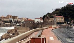 Tempête à Marseille : les images de la Corniche subrmergée