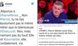 Pierre Ménès tacle Elise Lucet et a «un peu honte de faire le même métier qu'elle» ! TPMP