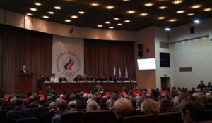 Réunion du Comité olympique russe à Moscou