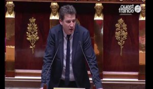 Hommage du député Gaël Le Bohec à François Régis Hutin à l'Assemblée. 