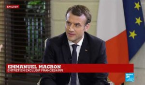 EXCLUSIF - Emmanuel Macron : "Avec Roch Kaboré, nous plaisantons, et cela l''a fait rire !"