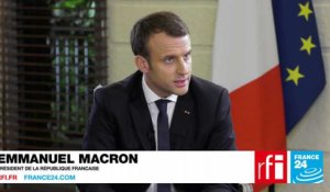 Ghislaine Dupont & Claude Verlon : "L'engagement de la France est entier" dit Emmanuel Macron