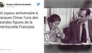 Jacques Chirac fête ses 85 ans, pluie d'hommages sur Twitter !