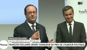 L'humour de François Hollande récompensé et il s'en vante - ZAPPING ACTU DU 29/11/2017