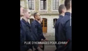 RATP, pompiers, comédiens... pluie d'hommages pour Johnny Hallyday