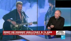 Mort de Johnny Hallyday : l''auteur du livre "Johnny, histoire d''une vie" se livre sur France 24