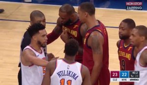 Lebron James se chauffe avec Frank Ntilikina, la pépite française de la NBA (Vidéo)