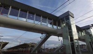 Saint-Brieuc : la passerelle de la gare SNCF enfin ouverte !