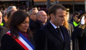 Bar La Bonne Bière : E. Macron rend hommage aux victimes