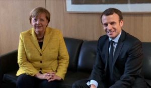 Bruxelles: réunion entre Merkel et Macron en marge du sommet
