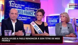 C à Vous : Alicia Aylies a failli renoncer à son titre de Miss France (Vidéo)