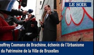 Pose de scellée par la Ville de Bruxelles sur du logement exploité illégalement