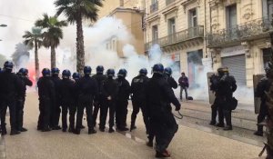 Les images des incidents à Nantes et Montpellier après des rassemblements pour Notre-Dame-des-Landes