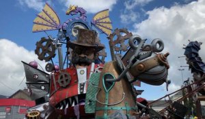 Les Skizo Carnaval ouvre le défilé du Carnaval