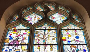 Inauguration des vitraux d'une des plus belles églises de Sarthe