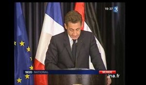 [Bilan de la visite de Nicolas Sarkozy en Israël]