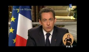 Voeux de Nicolas Sarkozy