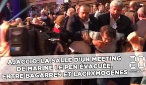 Le meeting de Marine Le Pen à Ajaccio perturbé après des bagarres avec des indépendantistes