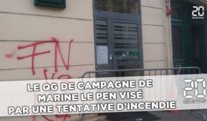 Le QG de campagne de  Marine Le Pen visé  par une tentative d'incendie
