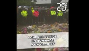Londres se fige en hommage aux victimes