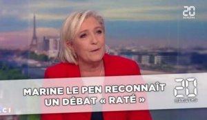 Marine Le Pen reconnaît un débat «raté»