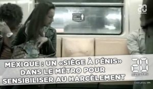 Mexique: Un «siège à pénis» dans le métro pour sensibiliser au harcèlement sexuel