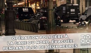 Opération policière à la Gare du Nord, évacuée pendant plus de deux heures
