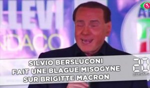 Silivio Berlusconi fait une blague misogyne sur Brigitte Macron...