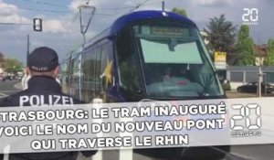 Strasbourg: Le tram vers Kehl  inauguré, voici le nom du  nouveau pont qui traverse le Rhin