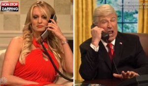 Donald Trump : l'actrice X qui le poursuit en justice le provoque dans une parodie (vidéo)