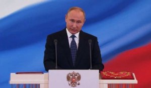 Poutine prête serment en tant que président au Kremlin