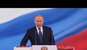 Poutine prête serment : "Je suis conscient de ma responsabilité colossale"