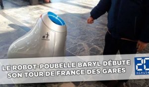 Le robot-poubelle débute son tour de France des gares