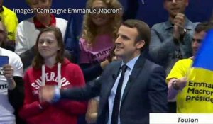 Présidentielle: Emmanuel Macron en meeting à Toulon