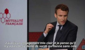 Santé/Emmanuel Macron : «Aucun soin ne sera déremboursé»