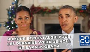 Humour et nostalgie pour les derniers vœux de Noël de Barack Obama