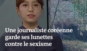 Une journaliste sud-coréenne refuse d'enlever ses lunettes à l'antenne, un geste contre le sexisme