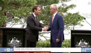 Le lapsus coquin de Macron en Australie - ZAPPING ACTU DU 03/05/2018
