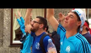 Vidéo OM : les supporters chantent le "Aux Armes" dans le centre-ville de Salzbourg