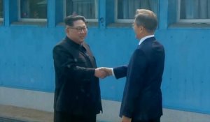 Les images du sommet historique entre la Corée du Nord et la Corée du Sud