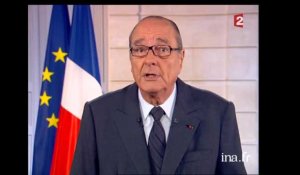 Allocution du Président de la République Jacques Chirac