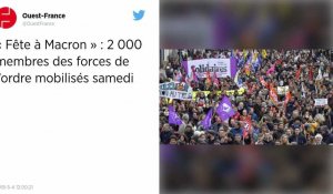 « Fête à Macron » : 2 000 membres des forces de l'ordre mobilisés samedi.