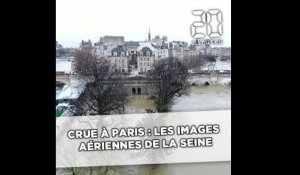Crue à Paris : Les images aériennes de la Seine