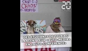 Des étudiants de Tolbiac lancent leur «auto-media» lors d'une «auto-conférence»