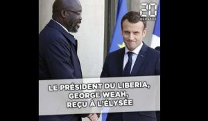 Le président du Liberia, George Weah, a été reçu à l'Elysée