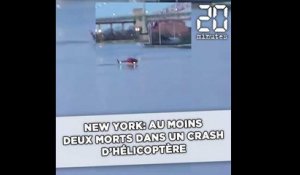 New York: Au moins deux morts dans un crash d'hélicoptère dans l'East River