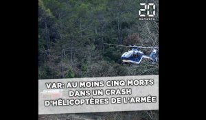 Var: Au moins cinq morts dans un crash d'hélicoptères de l'armée