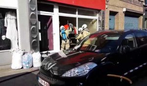Violent incendie à Châtelet