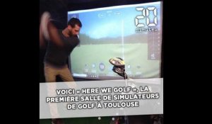 Voici «Here we golf», la première salle de simulateurs de golf à Toulouse